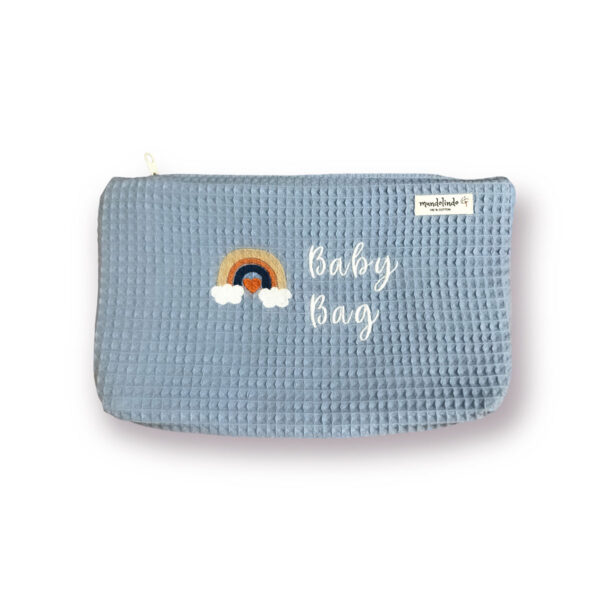 Baby Bag Çok Amaçlı Bebek Bakım Çantası Baby Blue Color - Görsel 3