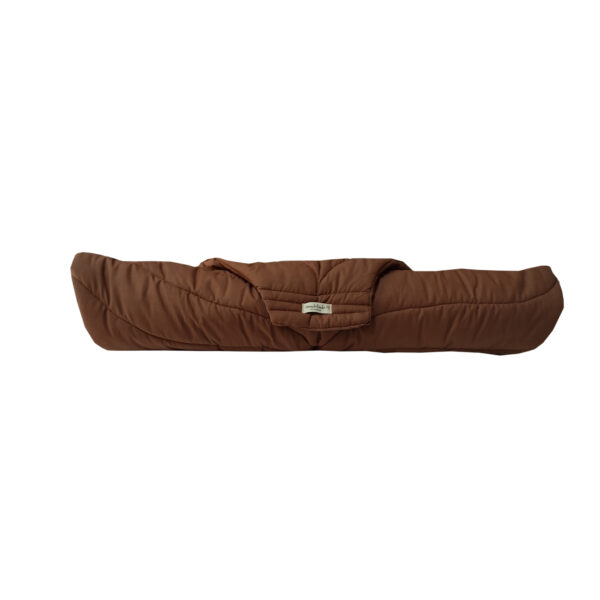 LEAF MAT CHOCO BROWN AKTİVİTE VE OYUN MİNDERİ TUMMYTIME MAT - Görsel 2