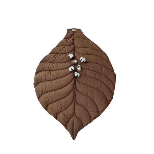 LEAF MAT CHOCO BROWN AKTİVİTE VE OYUN MİNDERİ TUMMYTIME MAT