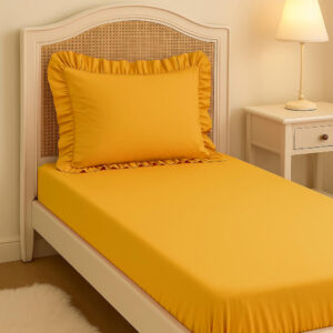 Lastikli Çarşaf Seti (Fırfırlı Yastık Kılıfı Dahil)