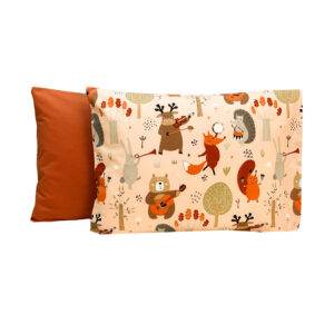 Bebek Yastık Kılıfı 2'li Orkestra Hayvanları Temalı