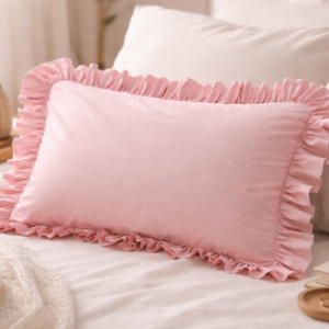 Tek Kişilik Fırfırlı Yastık Kılıfı 18 Farklı Renk Seçeneği